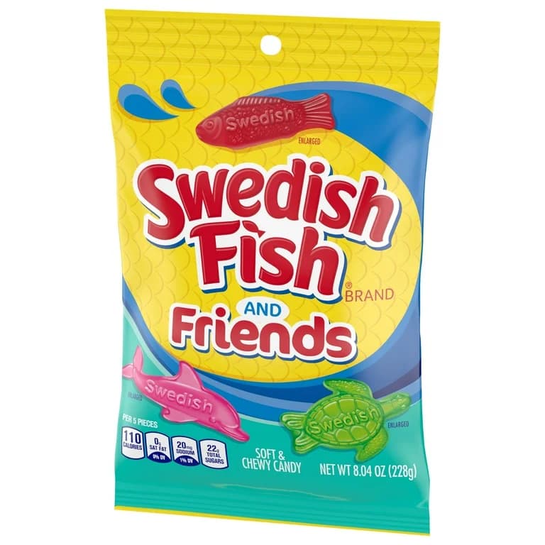 SWEDISH FISH 8OZ FRIENDS