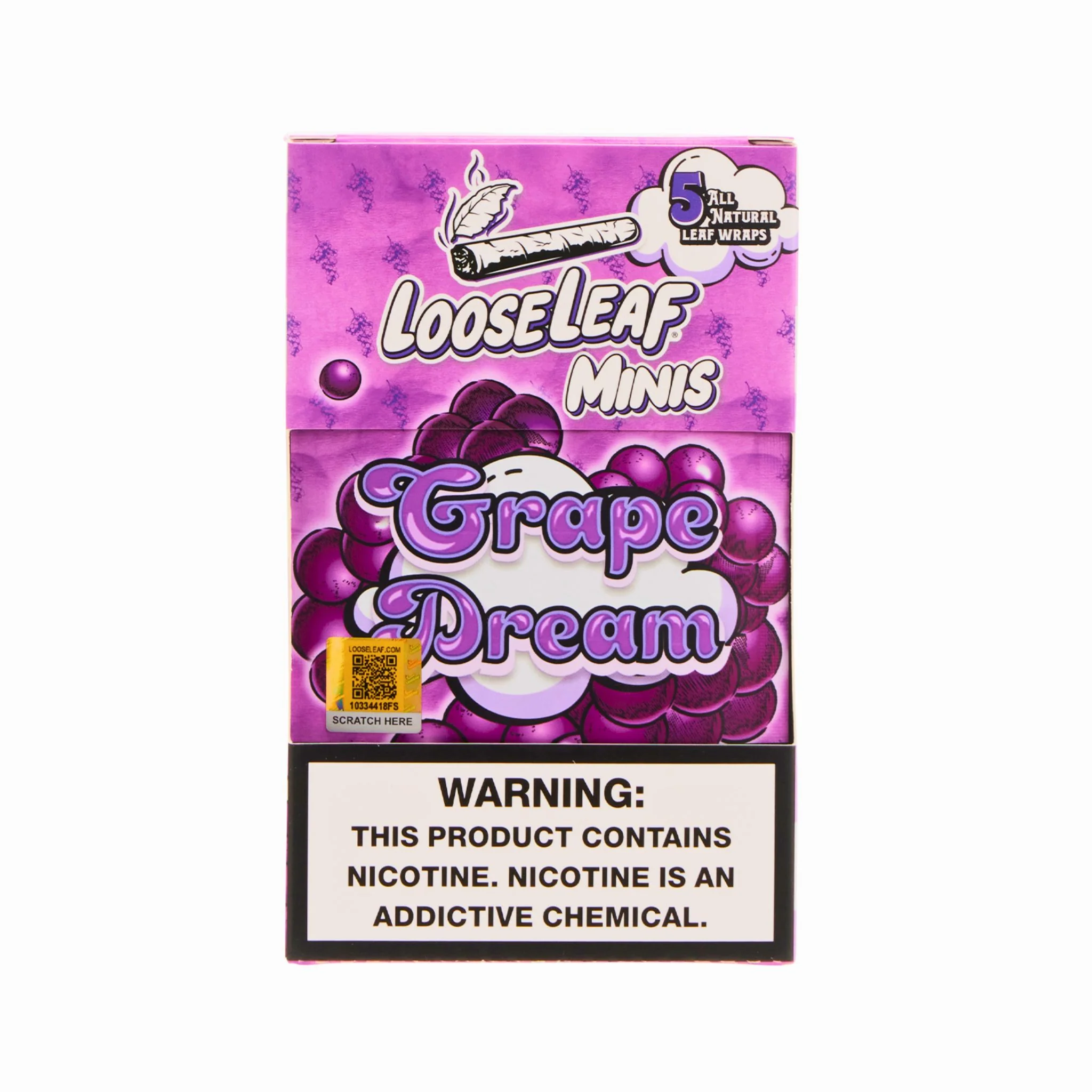 LOOSE LEAF MINI NP 8/5CT GRAPE DREAM