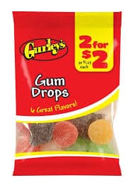 GURLEYS CANDY 1 BAG GUM DROPS