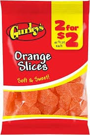 GURLEYS CANDY 1 BAG ORANGE SLICE