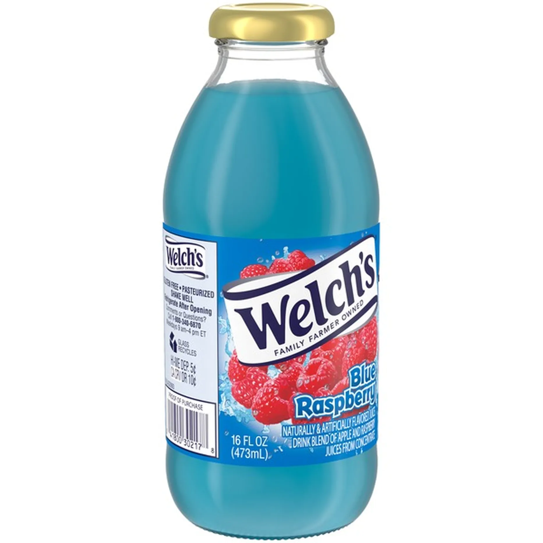 WELCH 16OZ/12CT BLUE RASPBERRY
