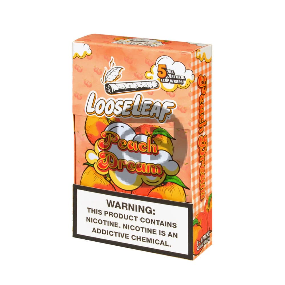 LOOSE LEAF 8/5CT PEACH DREAM