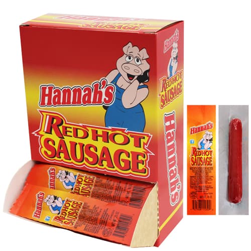 HANNAH 50/0.7OZ RED HOT SAUSAGE
