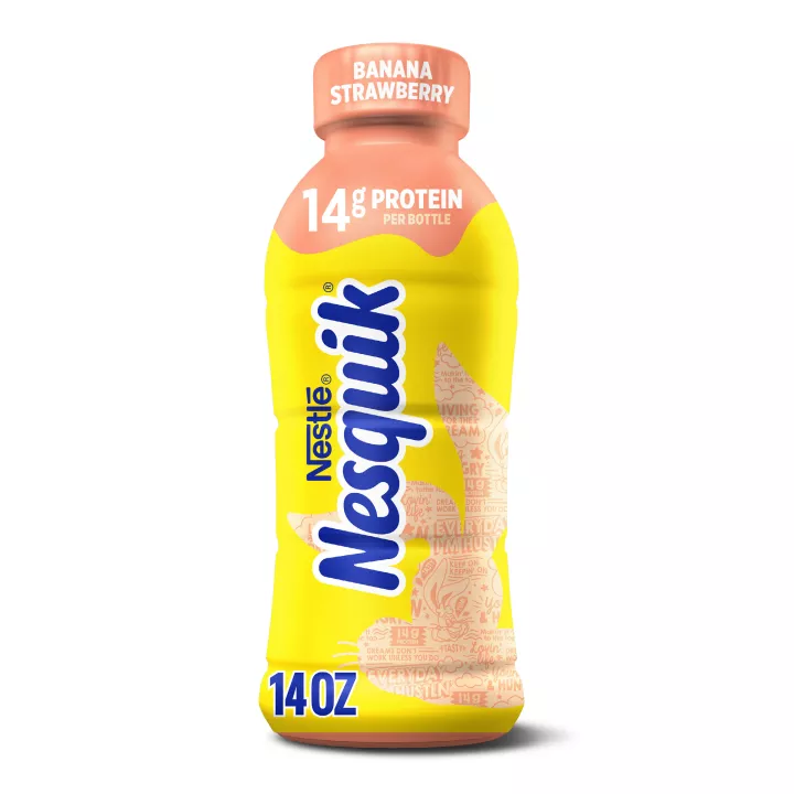 NESQUICK 12/14OZ BANANA STRAWBERRY