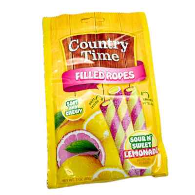 COUNTRY TIME FILLED ROPES 12/3OZ SOUR SWEET LEMONADE