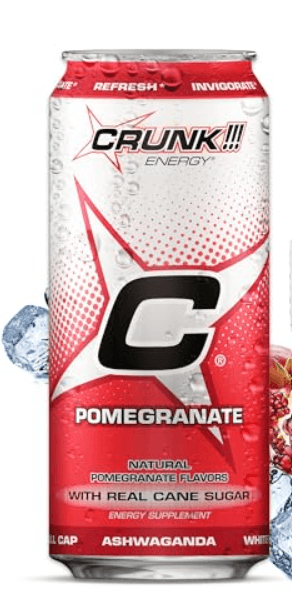 CRUNK ENERGY DRINK 16OZ POMOGRANATE