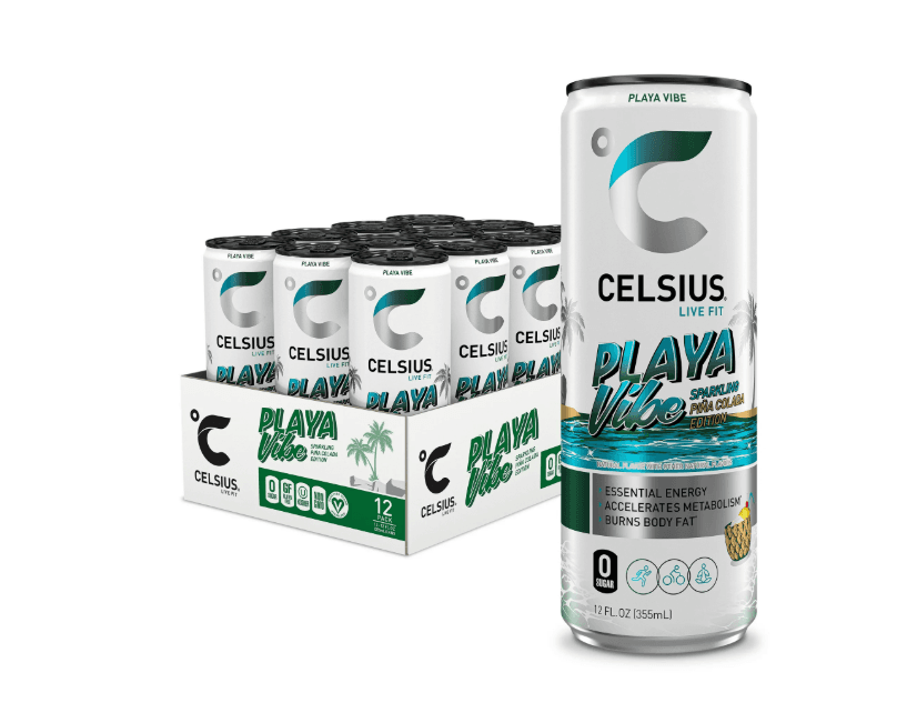 CELSIUS 12OZ 12CT PLAYA VIBE