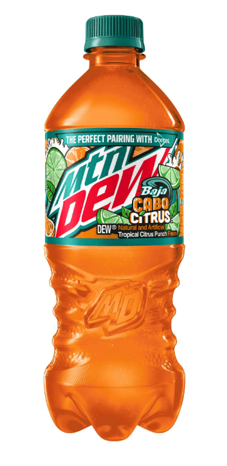 20OZ MOUNTAIN DEW BAJA CARBO CITRUS