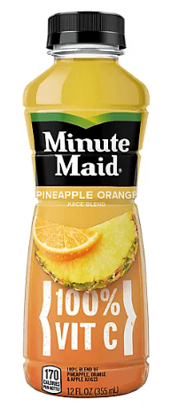 MINUTE MAID 12OZ/24CT PINEAPPLE ORANGE