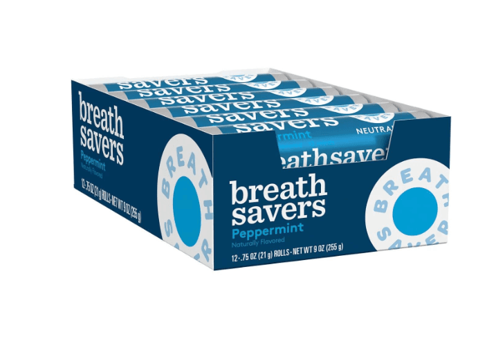 BREATH SAVERS PEPPERMINT 12CT