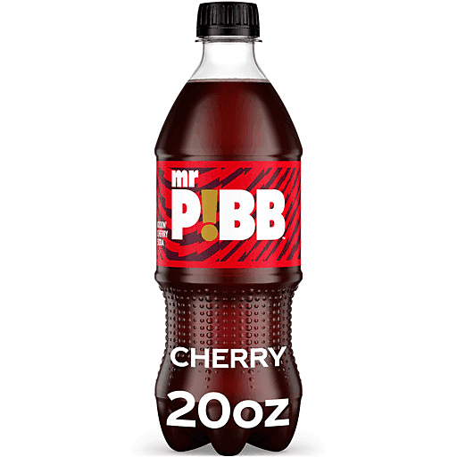 20OZ MR PIBB KICKIN CHERRY SODA BOTTLE